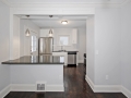 Dining room into kitchen