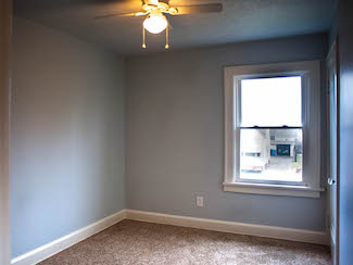 Parma bedroom after rehab