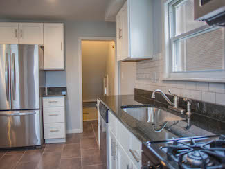 New granite countertops in Parma home remodel